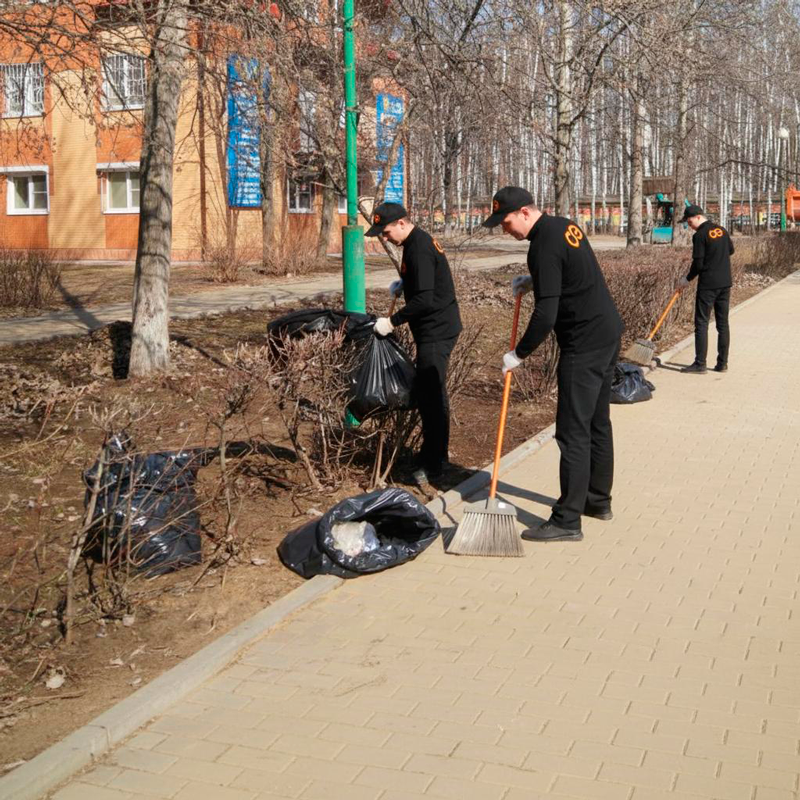 Уборка территории  в Курлово